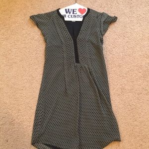 Patterned chiffon dress